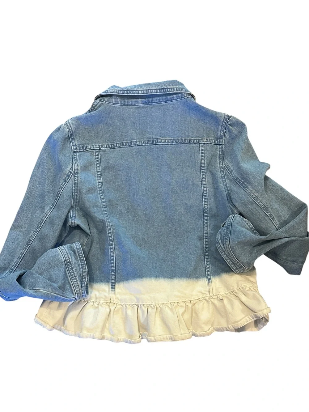 Broome Street Dip Dye Denim Jacket Medium Kate Spade